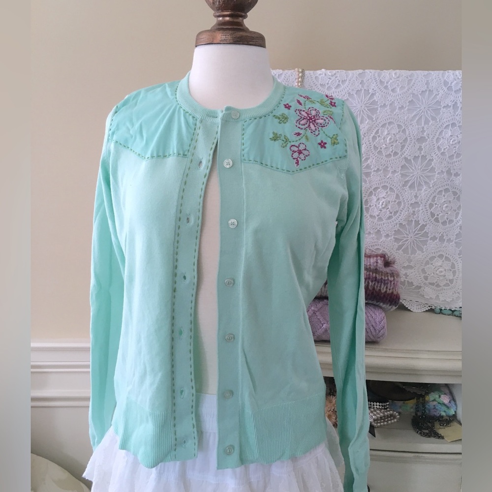 Vintage style cardigan sweater by Athleta